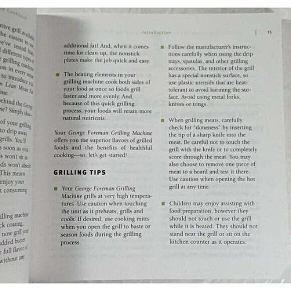 George Foreman Lean Mean Grilling Machine Cookbook - Picture 3 of 5